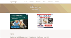 Desktop Screenshot of iqgarage.com